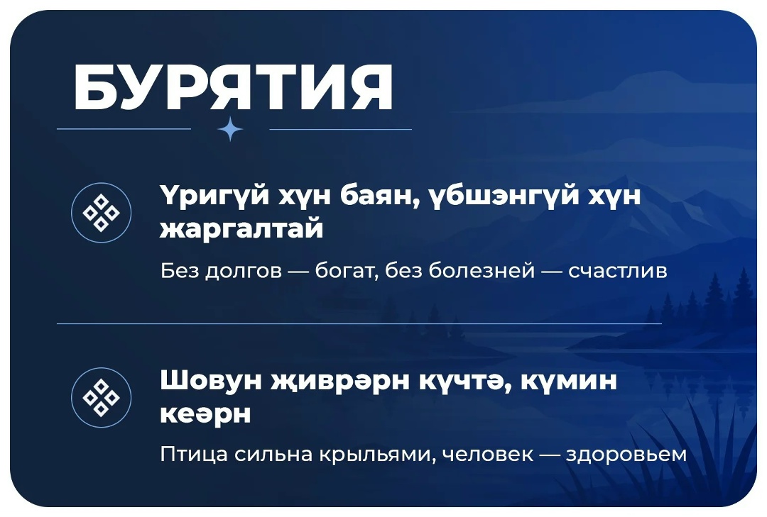 Пословицы и поговорки о здоровье разных народов России