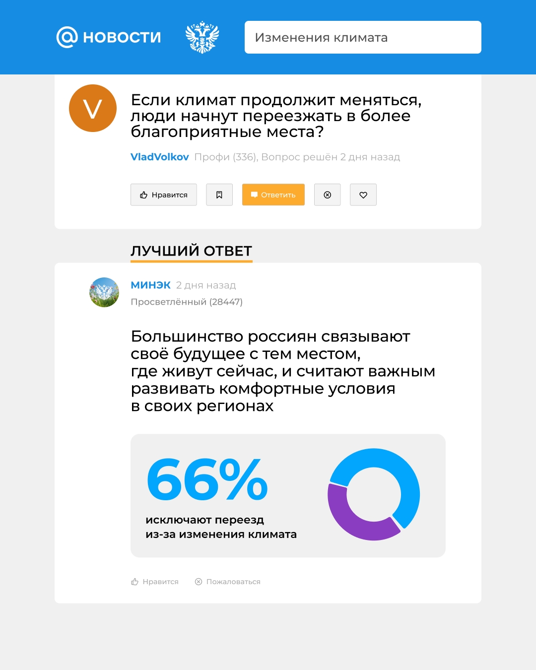 На вопросы о климате отвечаем в лучших традициях Рунета