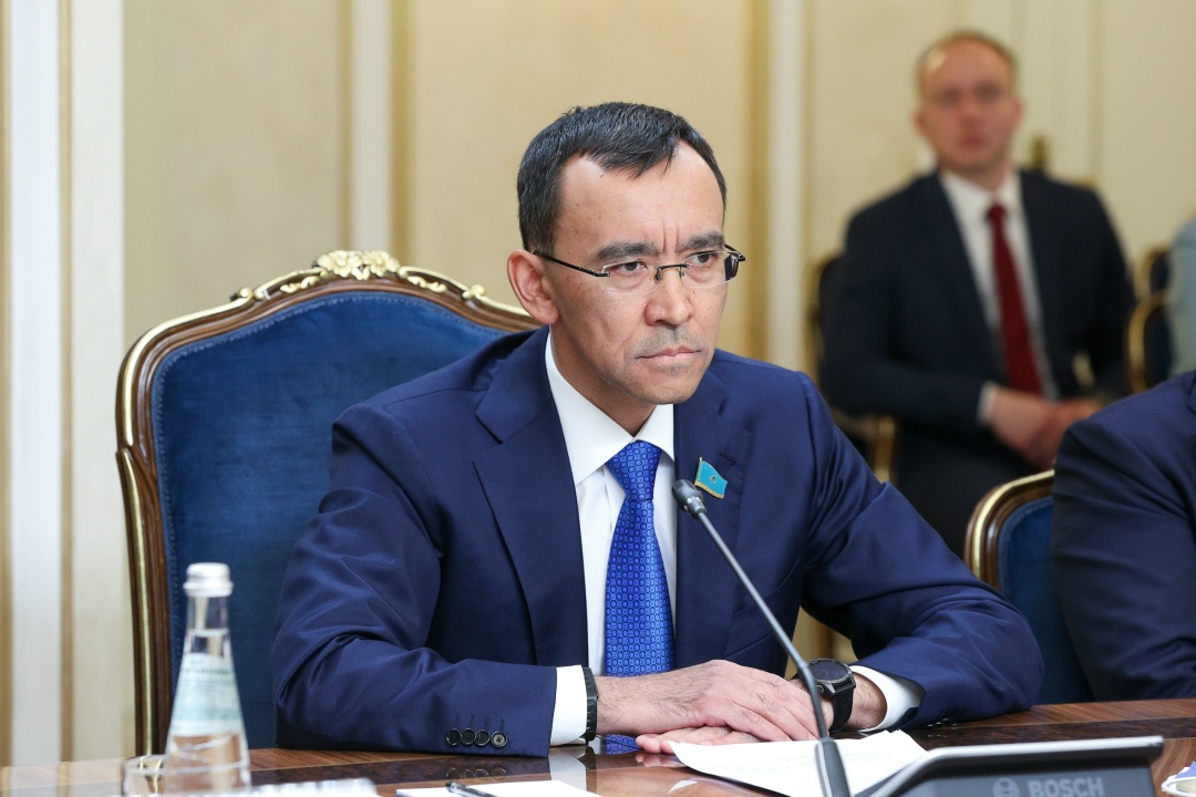 Состоялась встреча Председателя Совета Федерации Валентины Матвиенко с Председателем Сената Парламента Республики Казахстан Мауленом Ашимбаевым