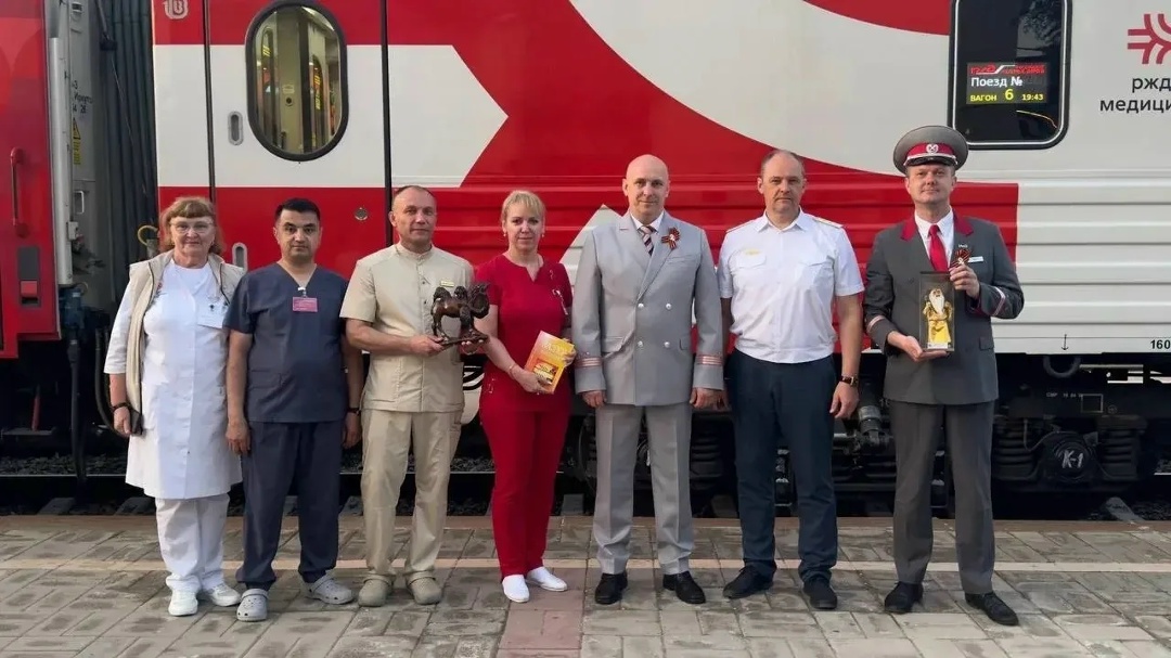 Уникальный российский медицинский поезд прибыл в Монголию в рамках проекта «Миссия Добро»