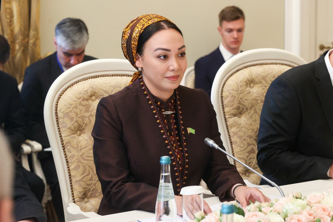 Председатель Совета Федерации, Председатель Совета МПА СНГ Валентина Матвиенко провела встречу с Председателем Меджлиса Туркменистана Дуньягозель Гулмановой