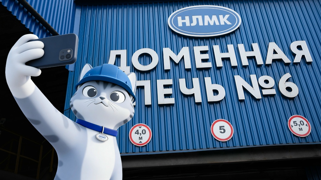 ЭкоКот заглянул на НЛМК! Наш пушистый герой всегда знает, как обстоят дела с экологической культурой в нашей Группе