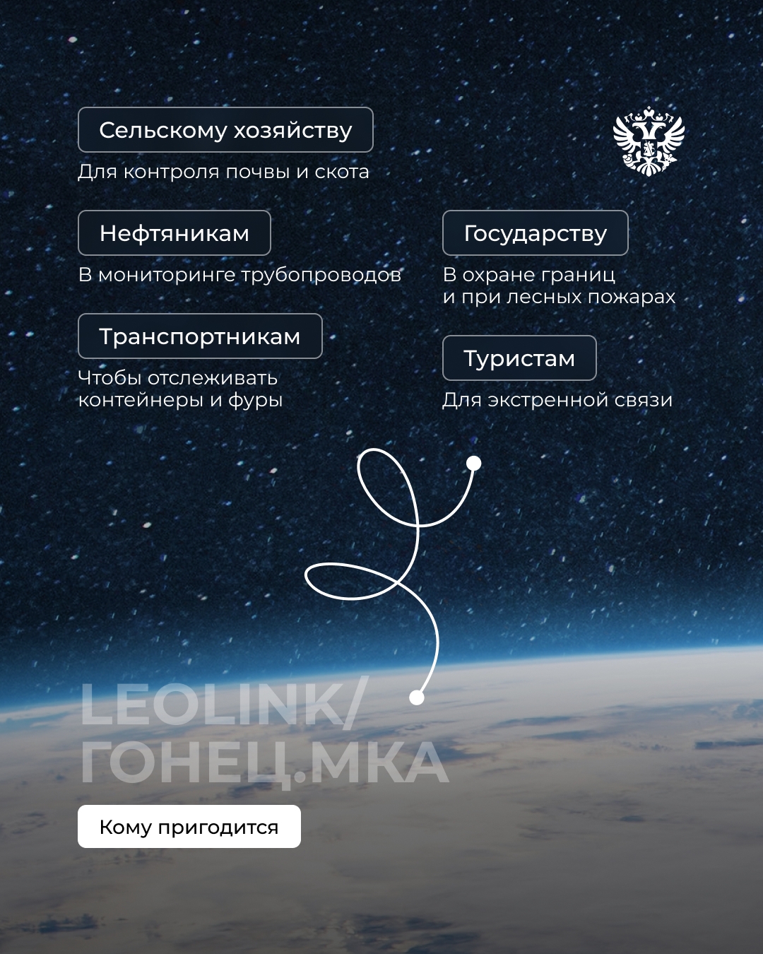Навигация, прогнозы погоды, интернет, мониторинг транспорта — для всего этого нужны спутники