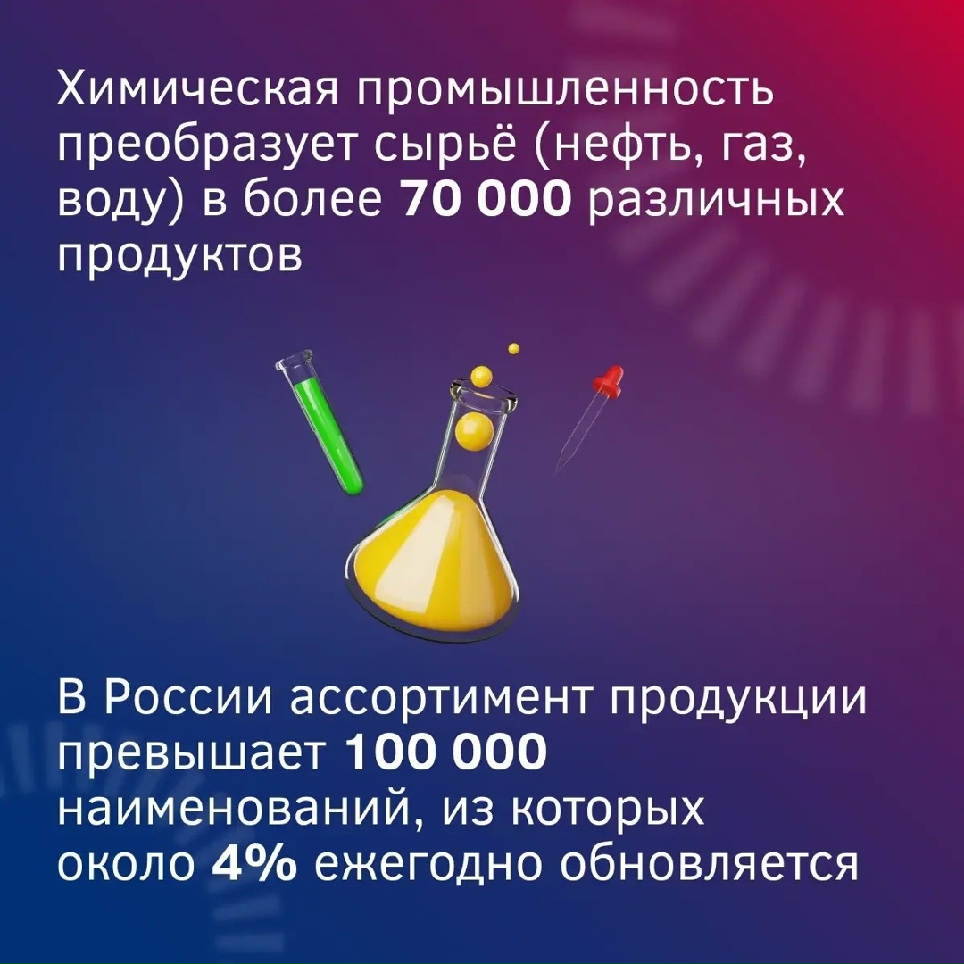 С Днем химика! Химическая промышленность России сегодня — одна из ключевых отраслей экономики, которая обеспечивает технологическое развитие страны, формирует…