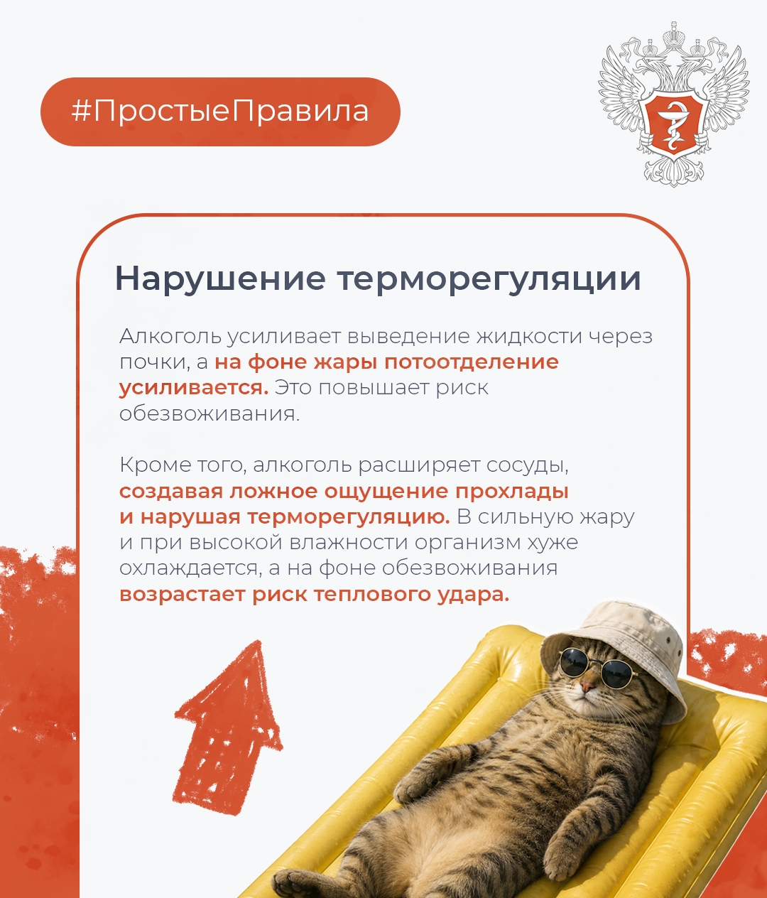 #ПростыеПравила: Чем опасен алкоголь в жару?
