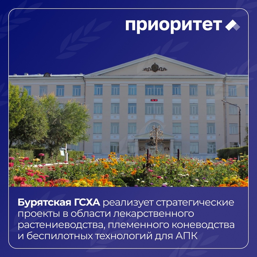 Бурятская ГСХА развивает агробиотехнологии в рамках «Приоритета-2030»