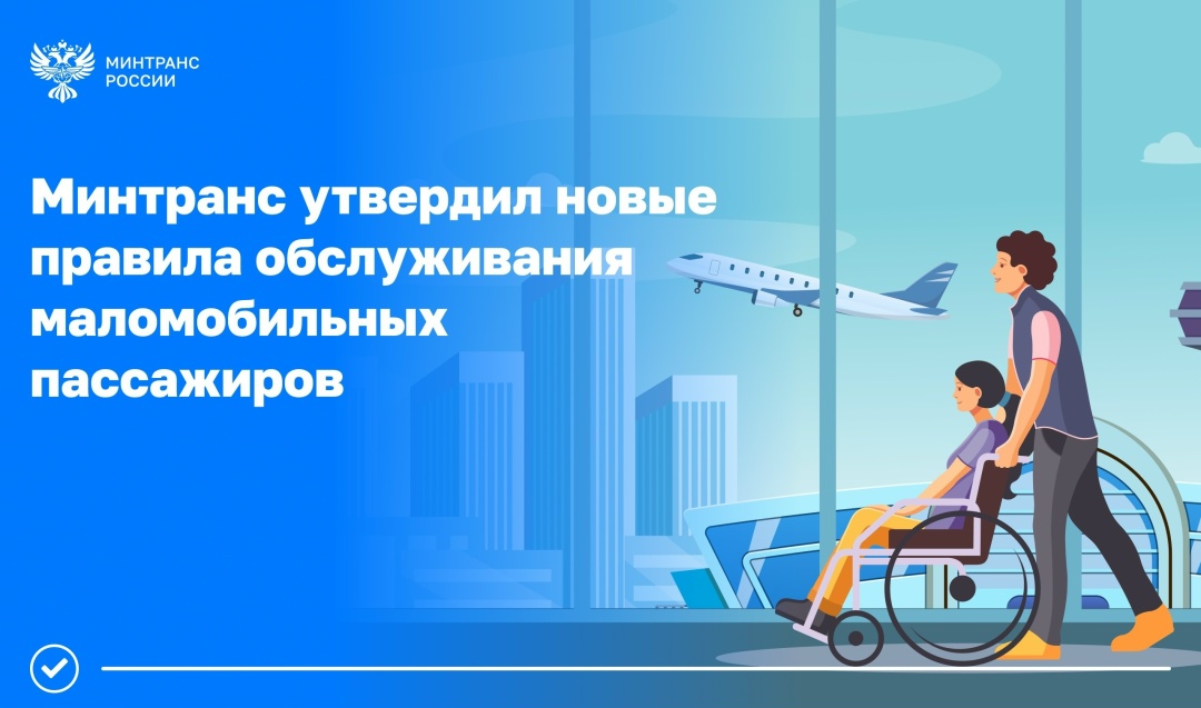 Минтранс утвердил новые правила обслуживания маломобильных пассажиров в аэропортах и на борту