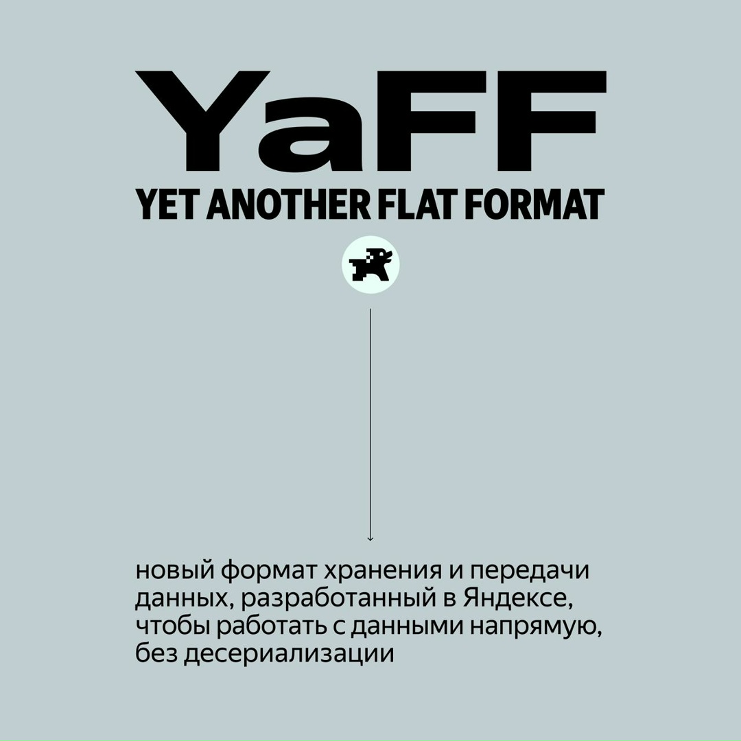 Представляем YaFF. Это формат хранения и передачи данных, который упрощает работу сервисов с информацией и позволяет им эффективнее использовать существующую…