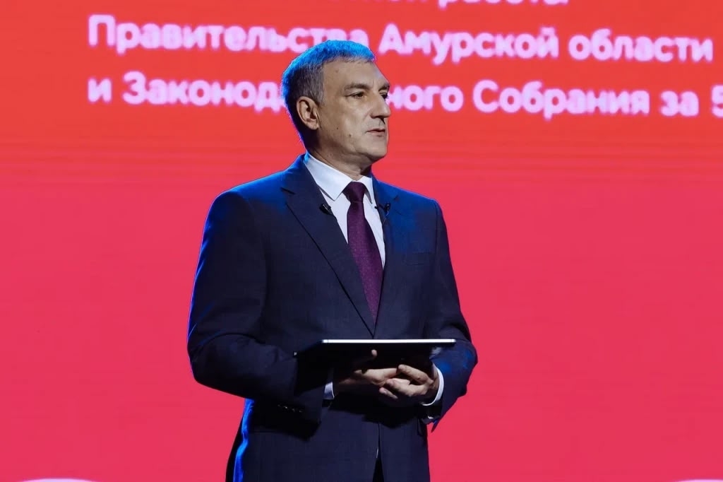 ОТЧЕТ ГУБЕРНАТОРА Губернатор Амурской области рассказал о вкладе предприятий газохимического кластера в экономику региона за последние пять лет
