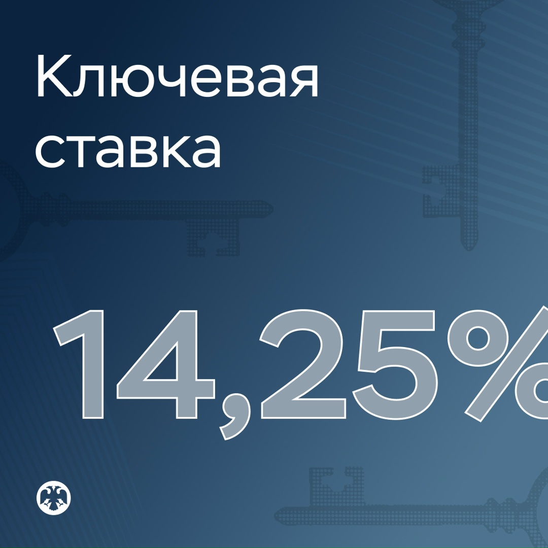 Ключевая ставка — 14,25% Совет директоров Банка России 19 июня 2026 года принял решение снизить ключевую ставку на 25 б.п., до 14,25% годовых. Рост экономики…