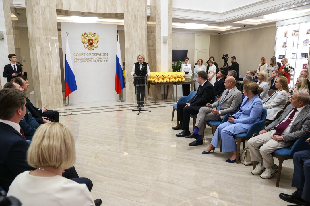 В Совете Федерации наградили победителей XVI Национальной премии «Золотой медвежонок»