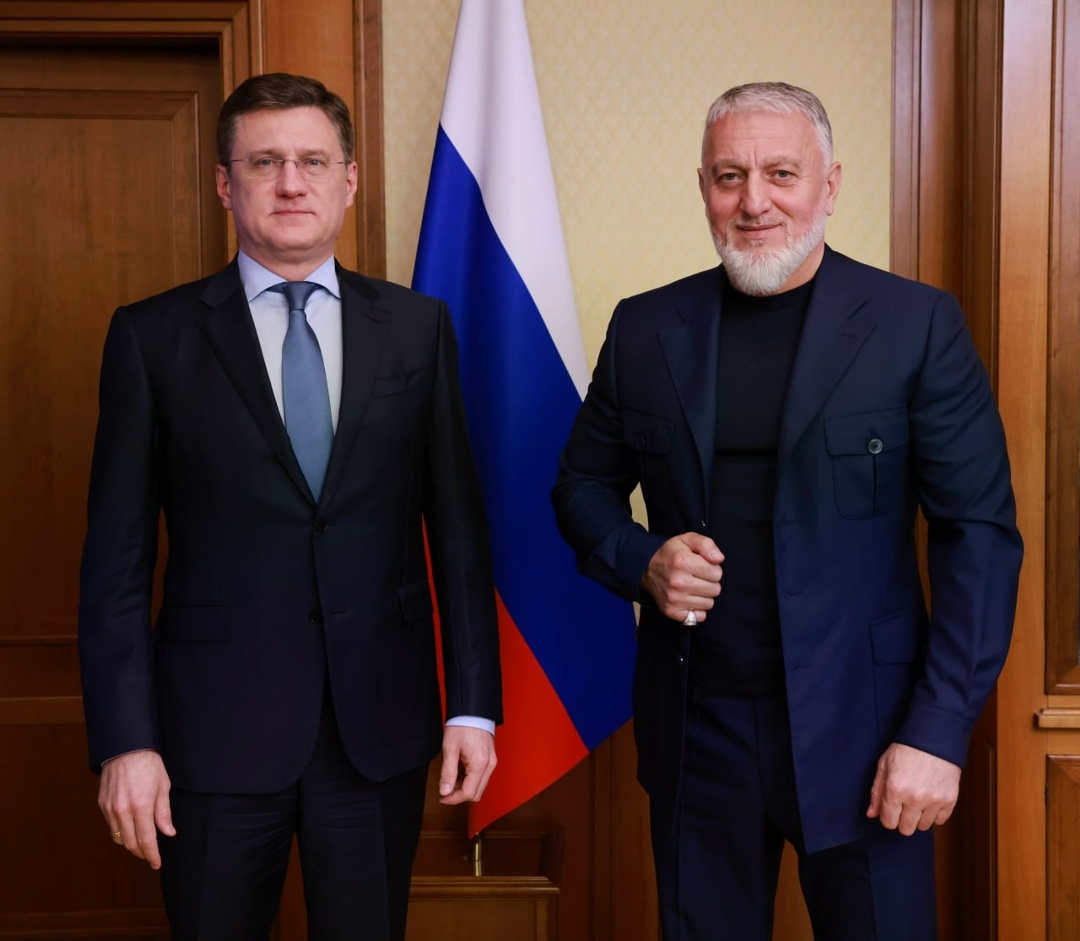 Александр Новак встретился с депутатом Госдумы Адамом Делимхановым.