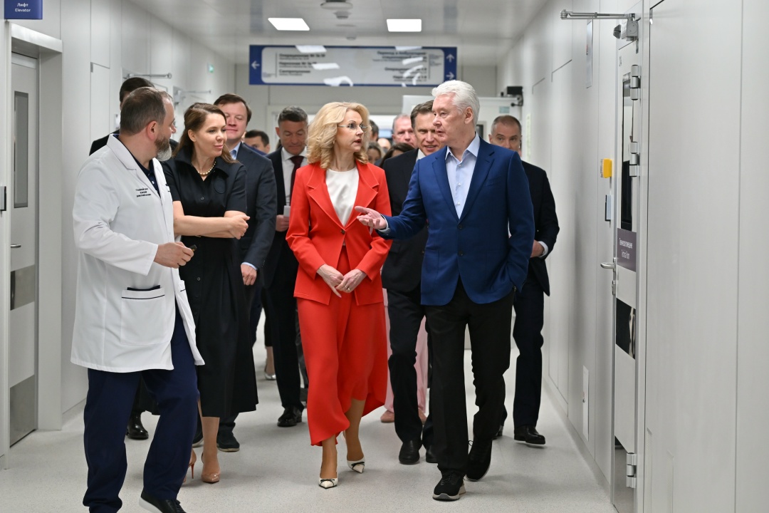 Татьяна Голикова, Михаил Мурашко и Сергей Собянин открыли новый комплекс Московской городской онкобольницы №62.