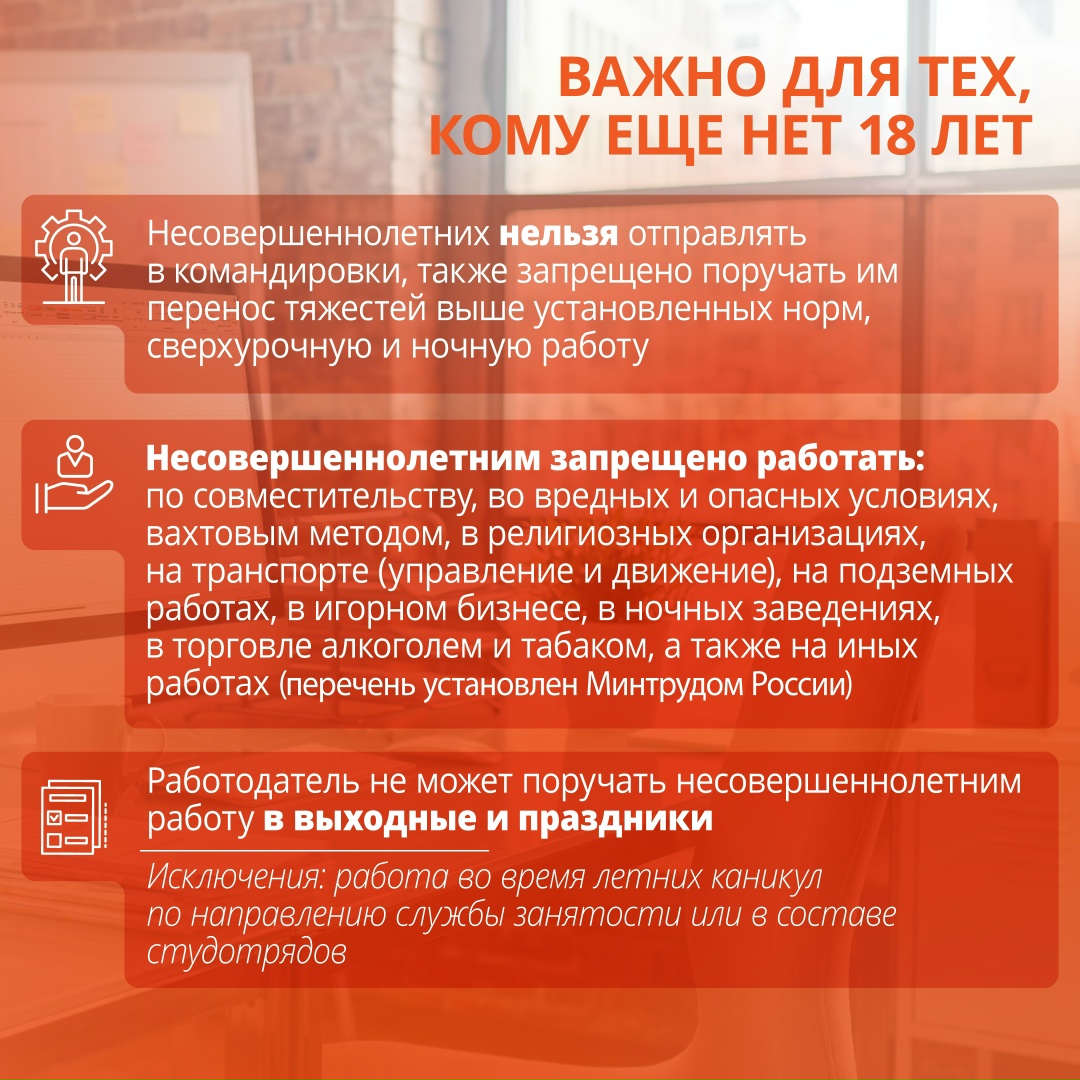 Первое место работы – важный шаг в жизни молодых людей.