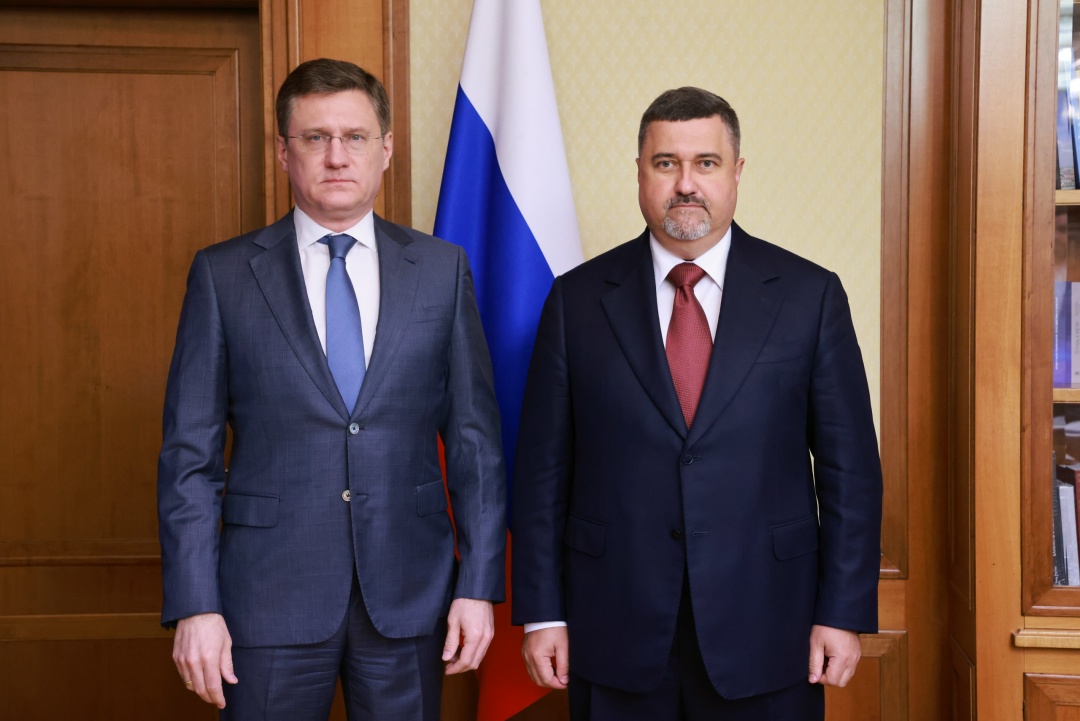 Александр Новак встретился с врио главы Дагестана Федором Щукиным.