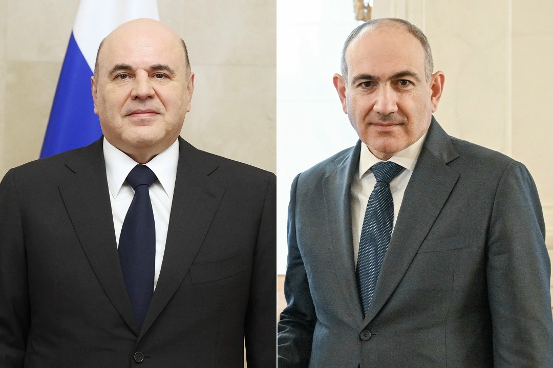 Михаил Мишустин провел телефонный разговор с премьер-министром Армении Николом Пашиняном