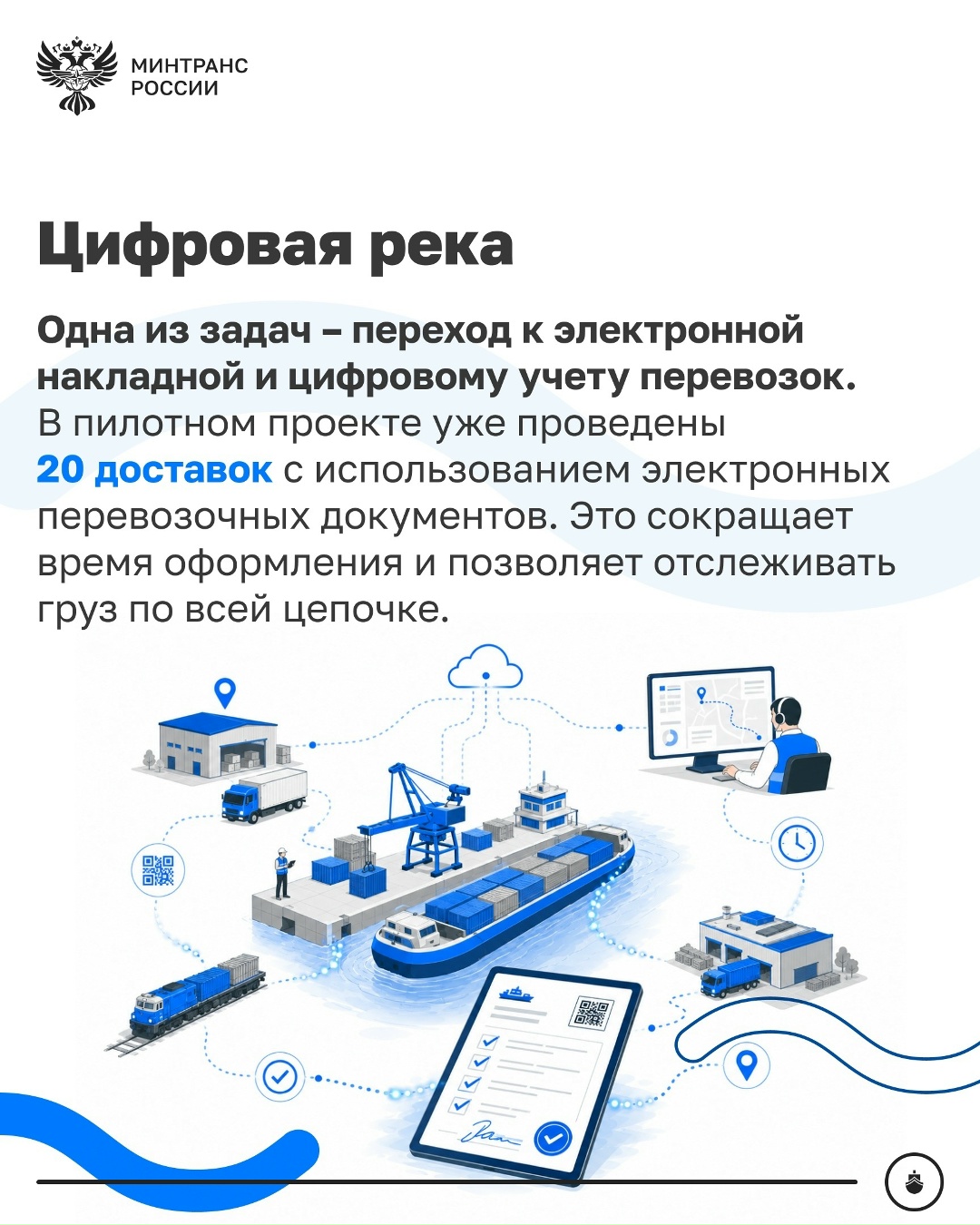 Внутренний водный транспорт должен стать полноценной частью единой транспортной системы страны