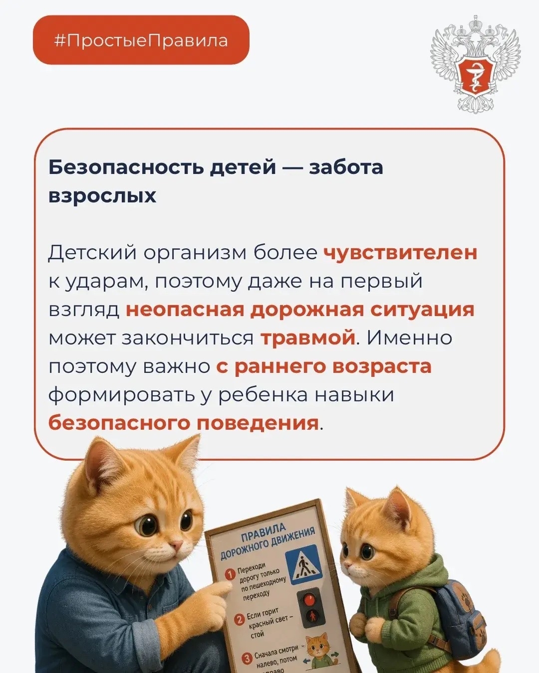 #ПростыеПравила: Как избежать травм на дорогах?