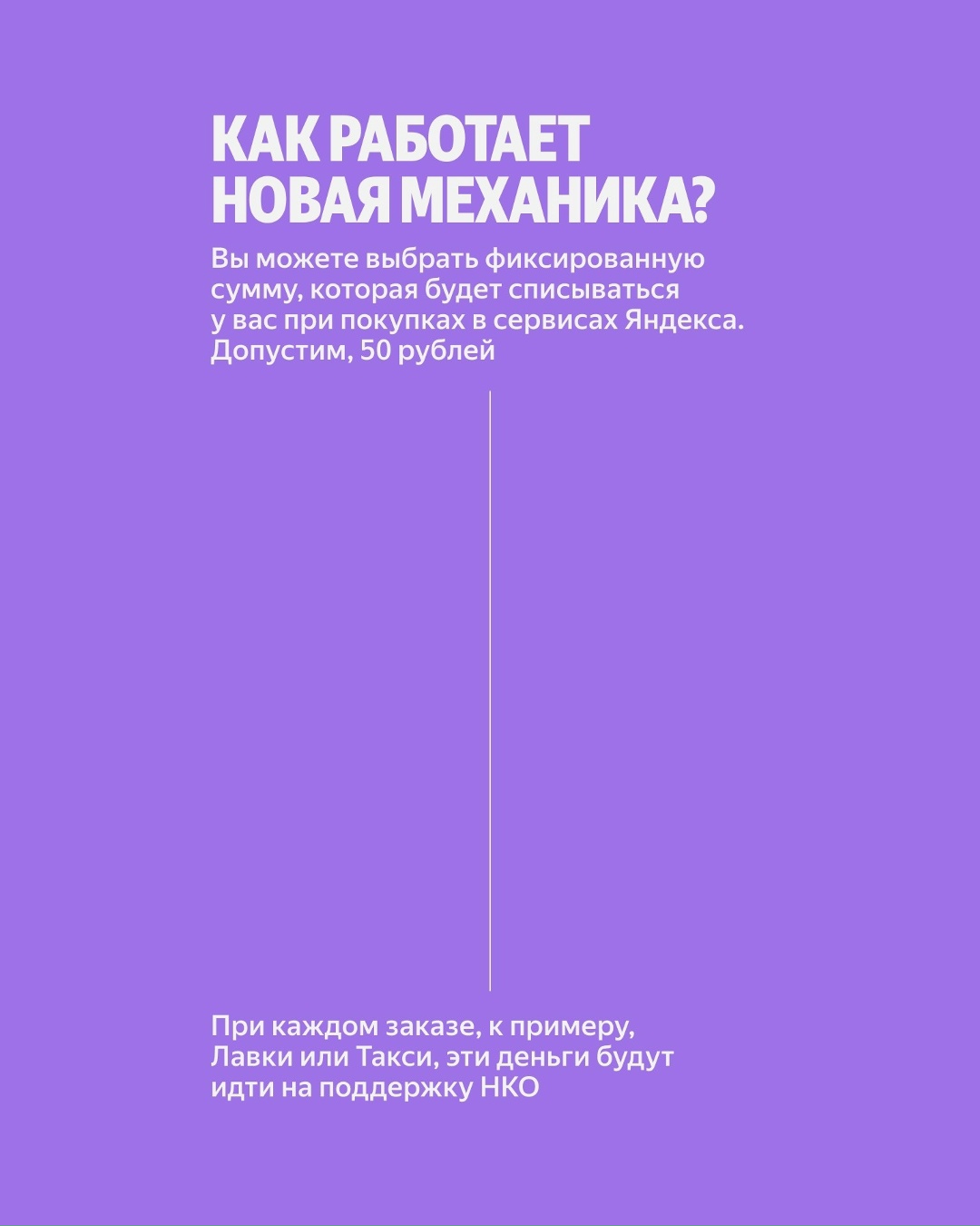 Возможностей помочь фондам стало ещё больше. У Яндекса появилась новая механика поддержки НКО «Добавление». Как она работает — рассказываем в карточках.