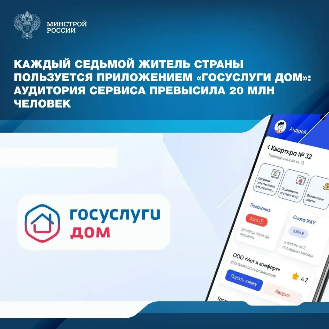 Жители используют «Госуслуги Дом» для решения повседневных вопросов, связанных с управлением многоквартирным домом