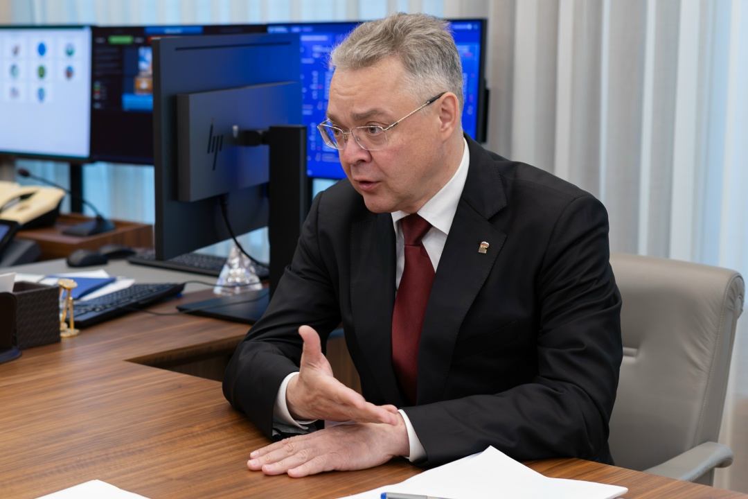 Дмитрий Патрушев и Владимир Владимиров обсудили вопросы развития АПК и экологии Ставропольского края.