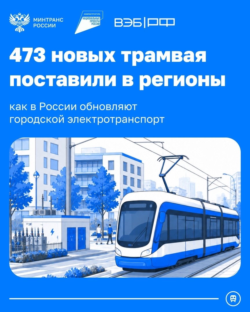 Городской электротранспорт обновляется комплексно