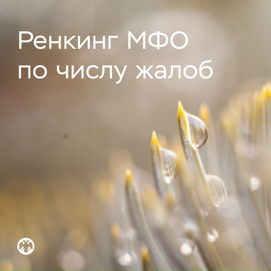 Банк России составил первый ренкинг МФО по числу жалоб