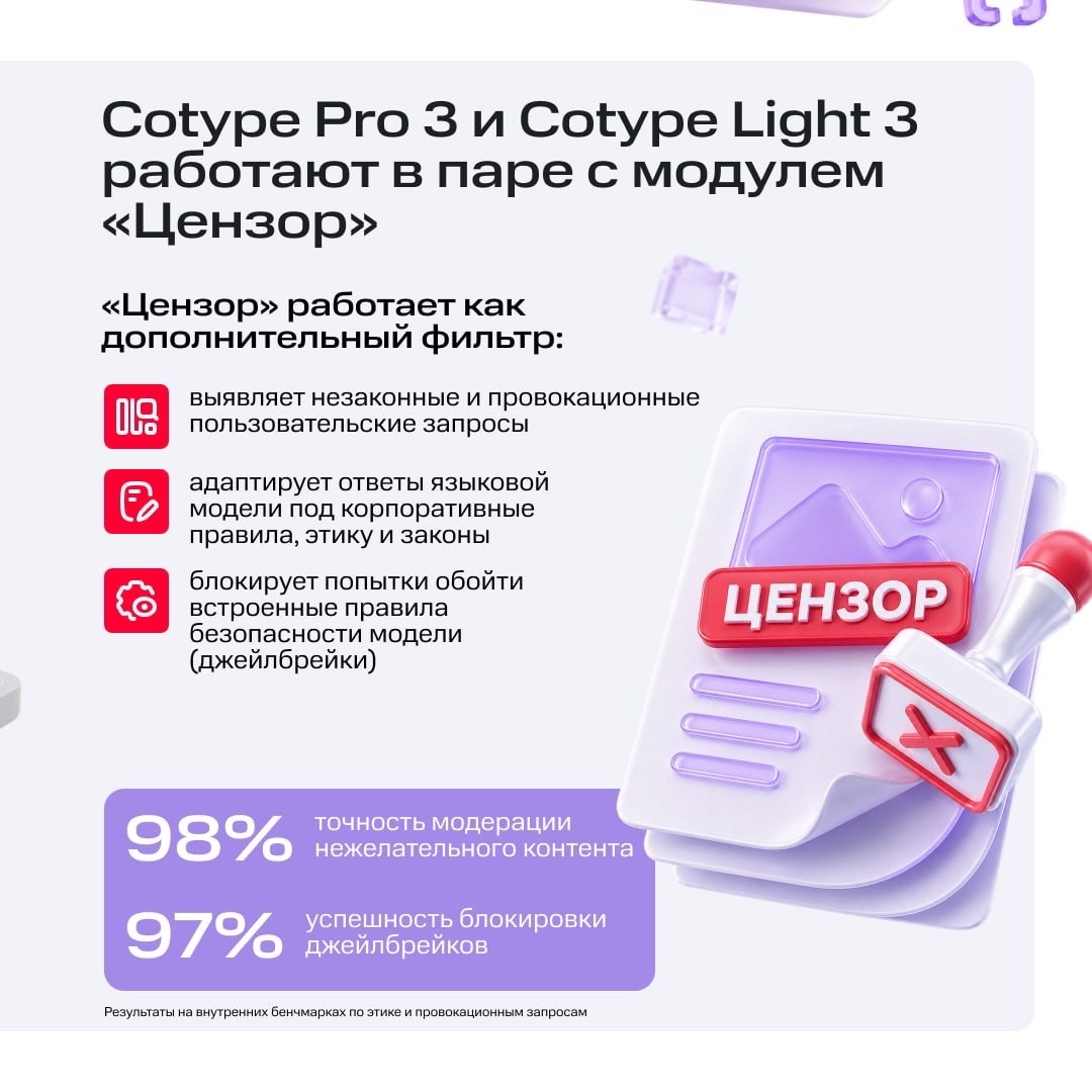 Cotype 3 Представляем третье поколение мультимодальных языковых моделей Cotype.