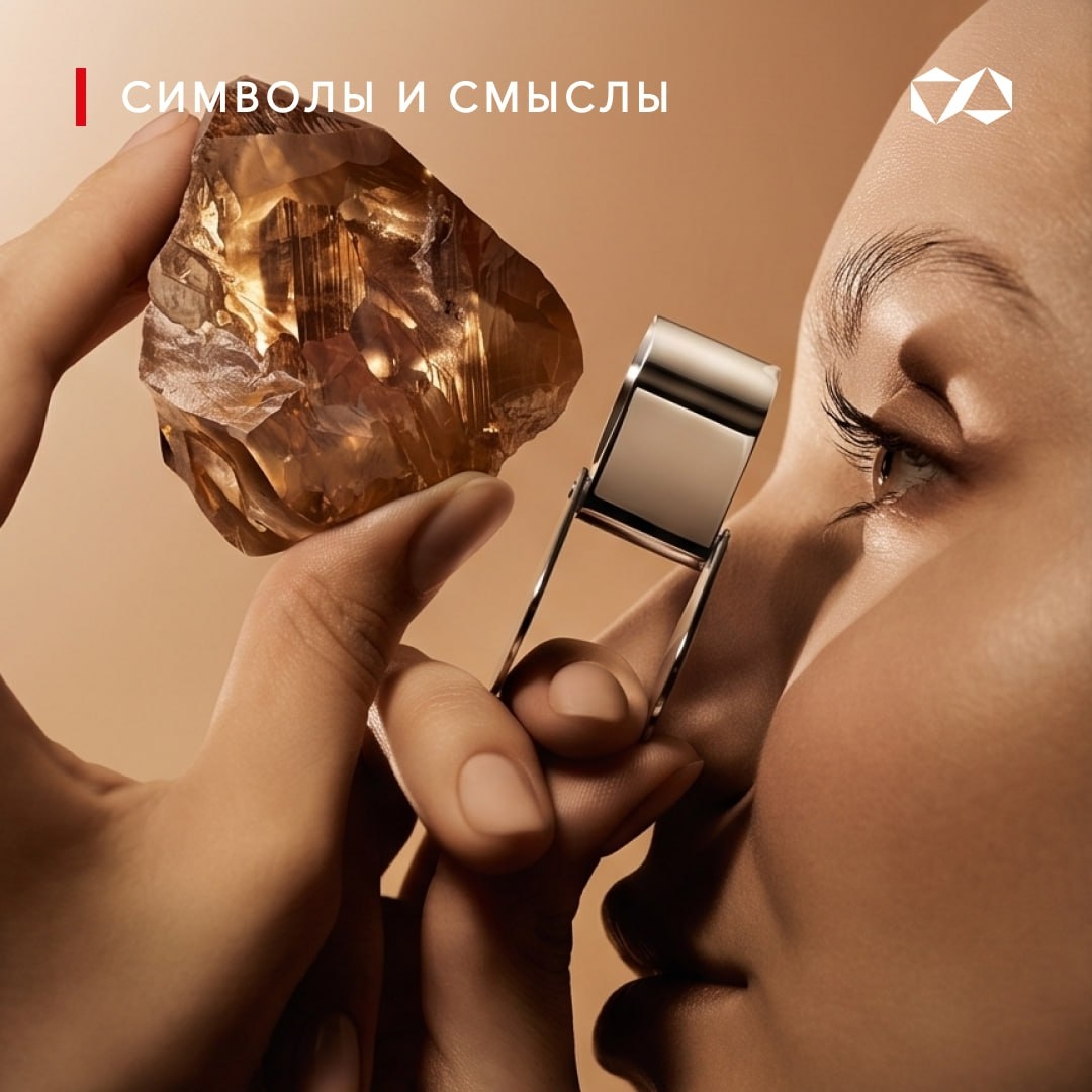 Алмаз, которому природа подарила свой узор