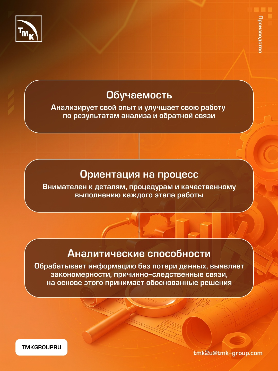 Что помогает добиваться результата на производстве