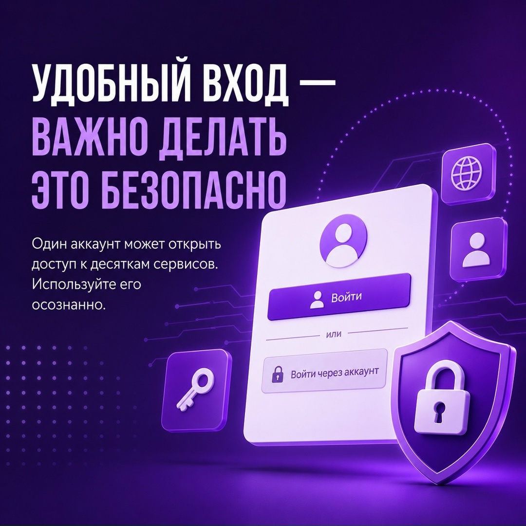 Многие интернет-сервисы и ресурсы предлагает авторизацию через уже существующий аккаунт