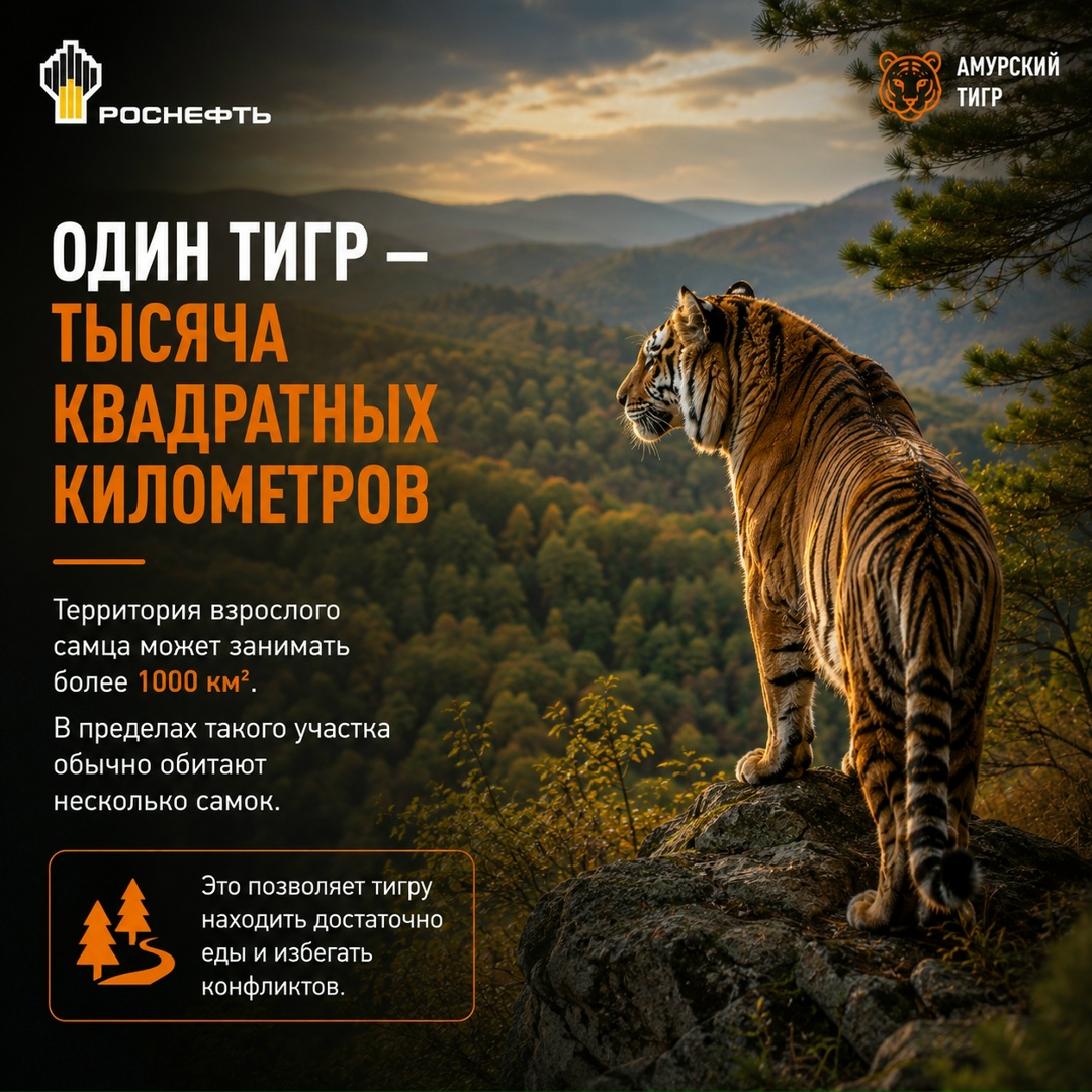 Хозяин тайги Амурский тигр — один из самых редких хищников на планете и крупнейшая дикая кошка в мире, занесённая в Красную книгу России