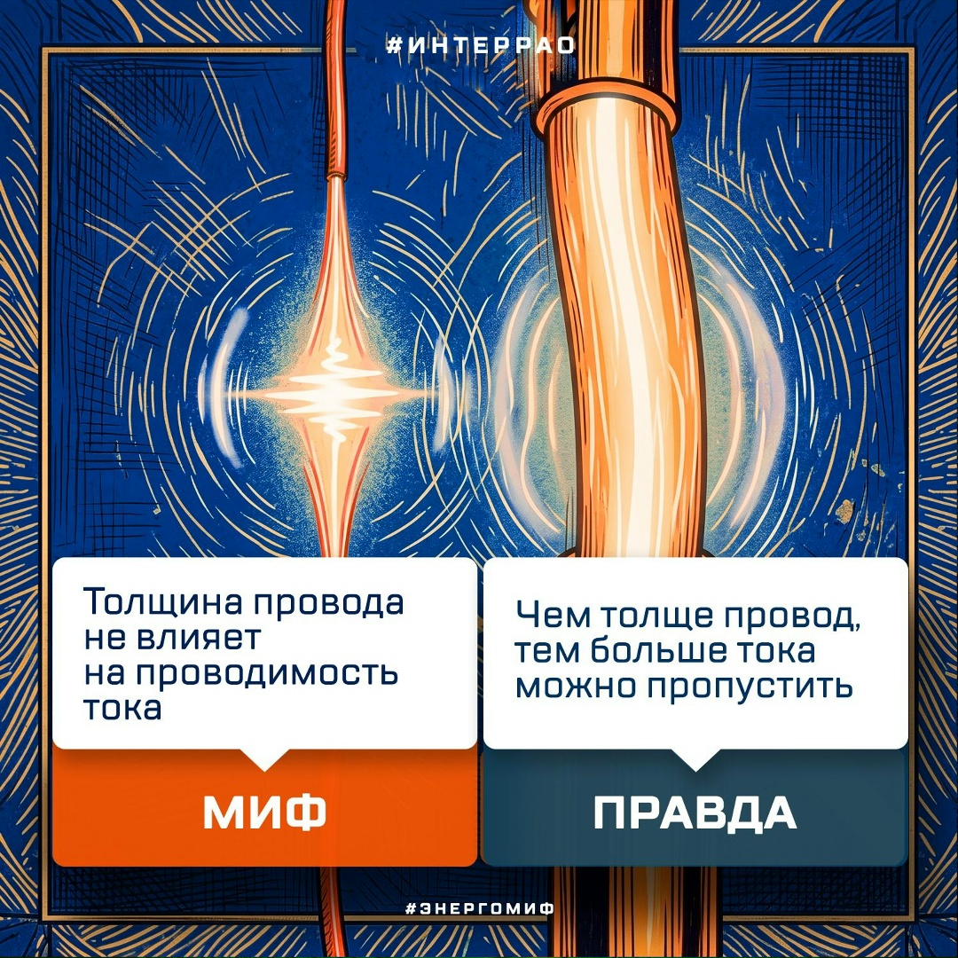 Широкая дорога = больше машин С проводами похожая история. Чем больше сечение провода, тем больше тока он способен пропустить.