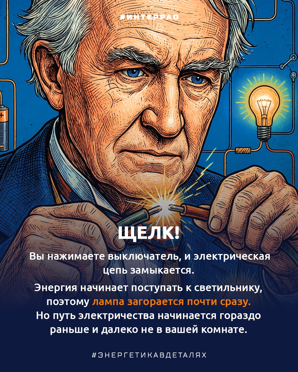 Вы нажимаете выключатель, и свет появляется почти мгновенно
