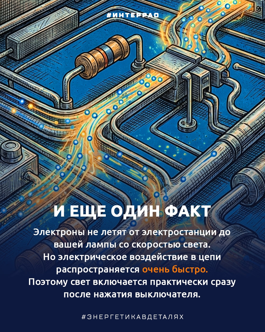 Вы нажимаете выключатель, и свет появляется почти мгновенно