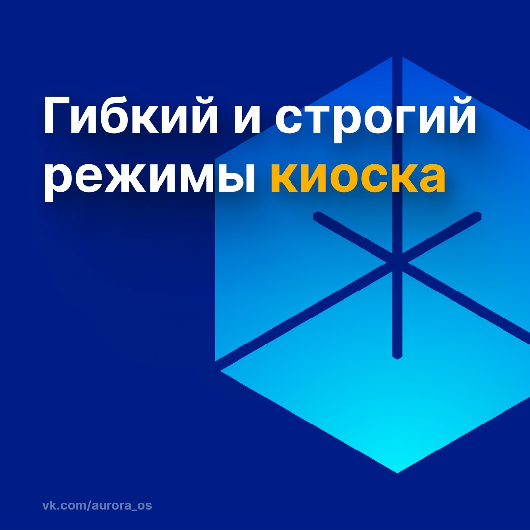 Разные режимы киоска: гибкий для сотрудников и строгий для терминалов