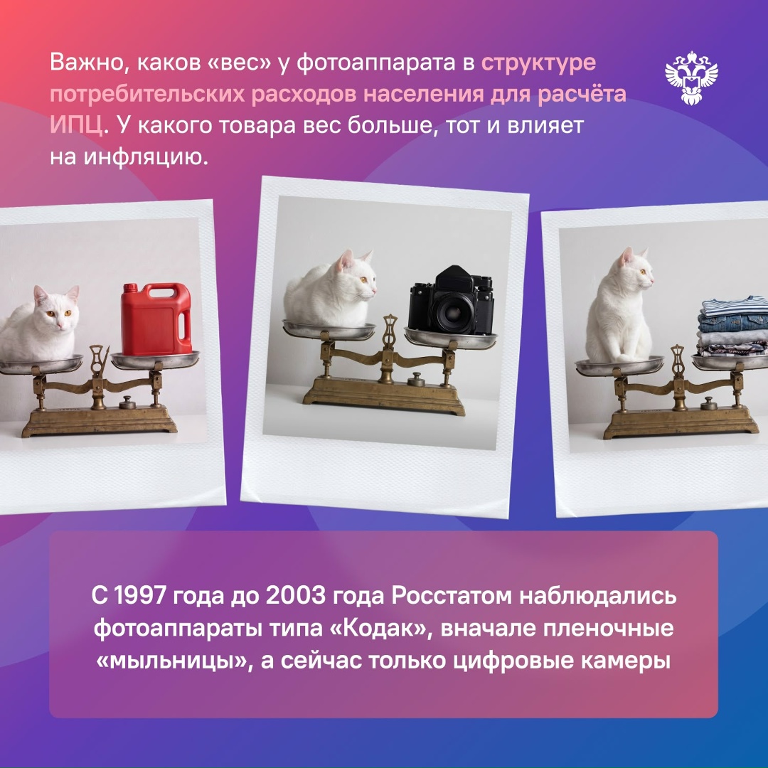 К Всемирному дню фотографии: как фотоаппараты влияют на инфляцию?