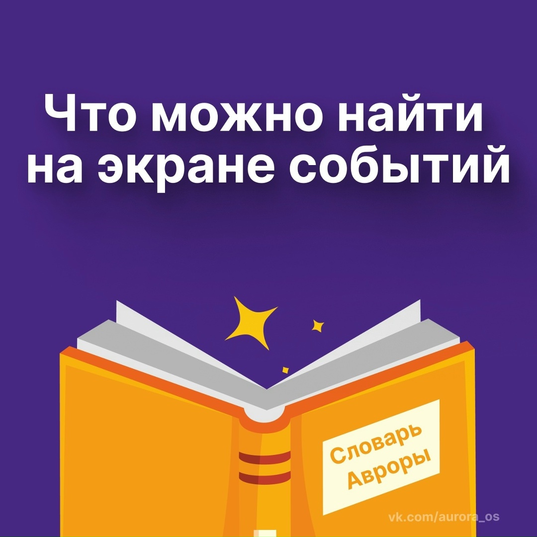 Виджет Виджет — это небольшое приложение, которое выводится на Экран событий