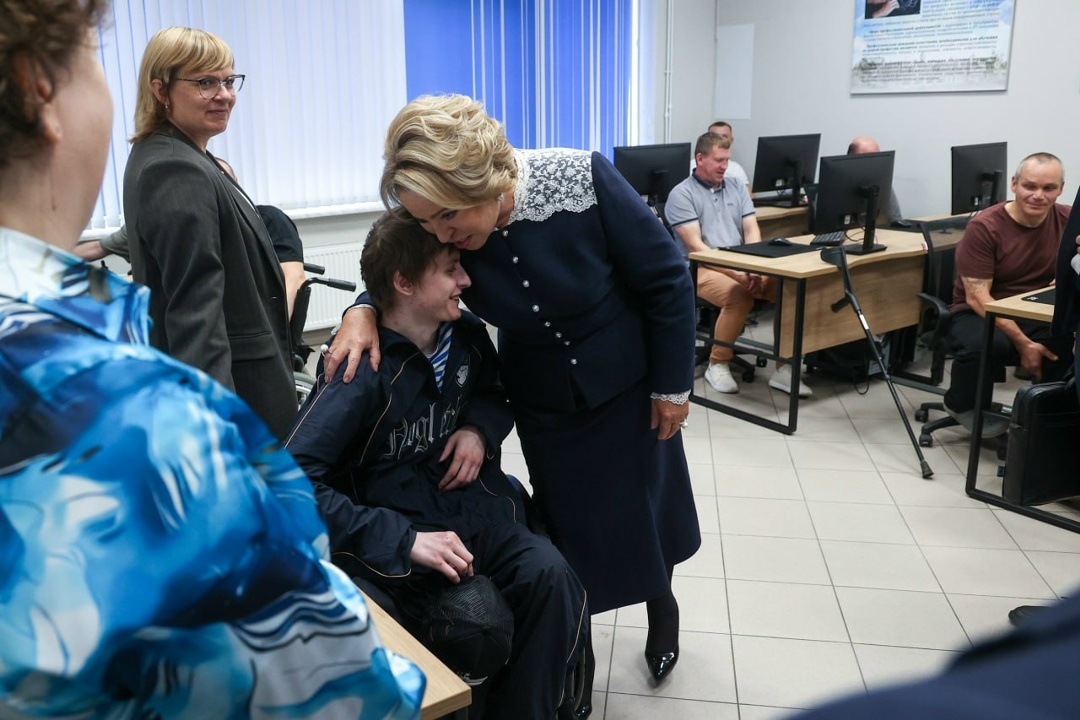 Валентина Матвиенко ознакомилась с работой кластера комплексного сопровождения и реабилитации участников специальной военной операции