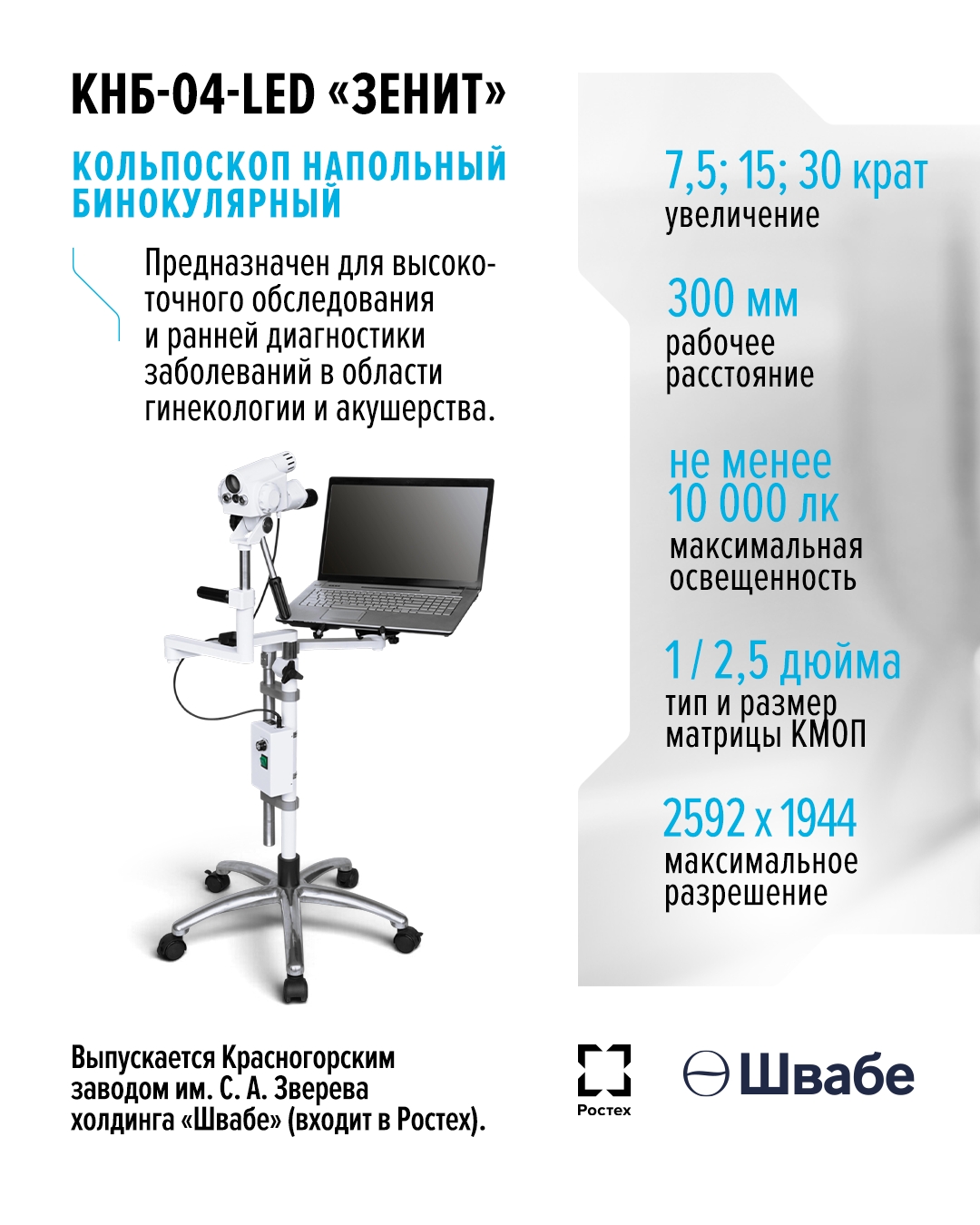 Для здоровья женщин Бинокулярный кольпоскоп используется для обследования и диагностики различных патологий в акушерстве и гинекологии
