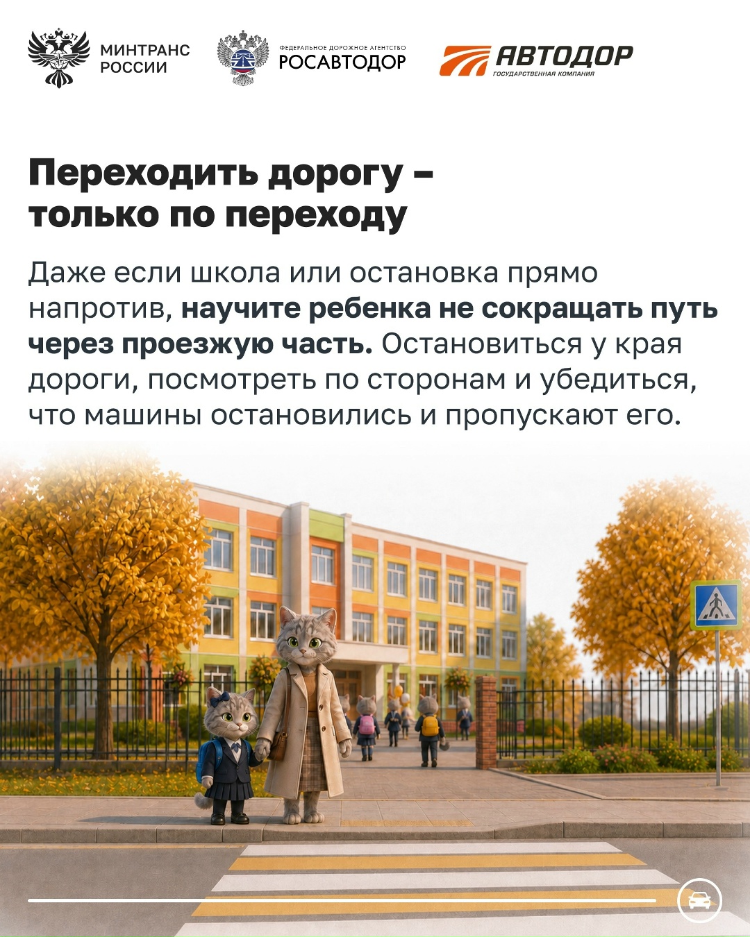 1 сентября дети идут в школу, а это значит, что на дорогах становится больше юных пешеходов