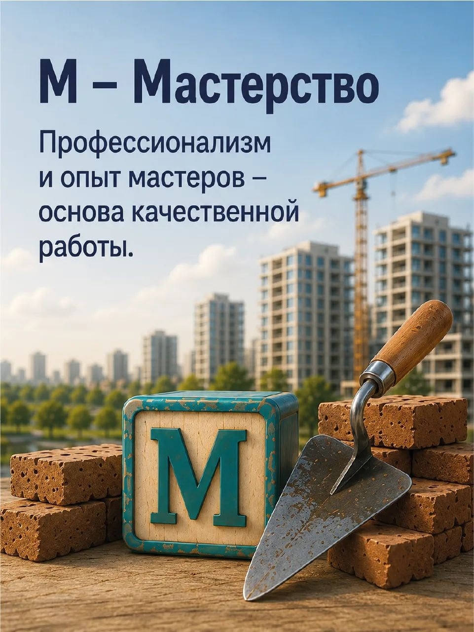Большое всегда начинается с малого. А большая стройка начинается со знаний.