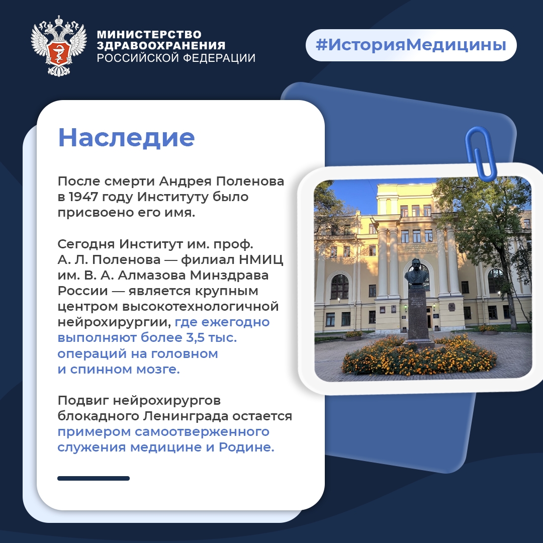 #ИсторияМедицины: Подвиг нейрохирургов блокадного Ленинграда