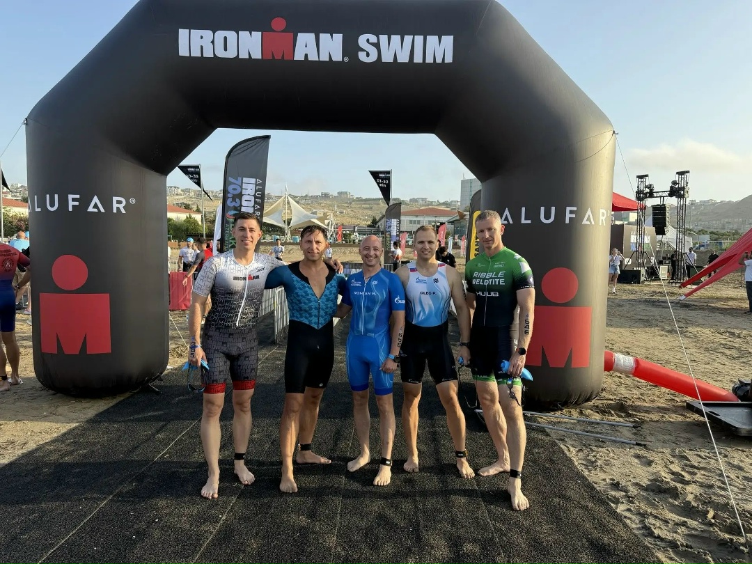 IRONMAN 70.3 Амурские газопереработчики преодолели более ста километров на международном турнире по триатлону в Баку