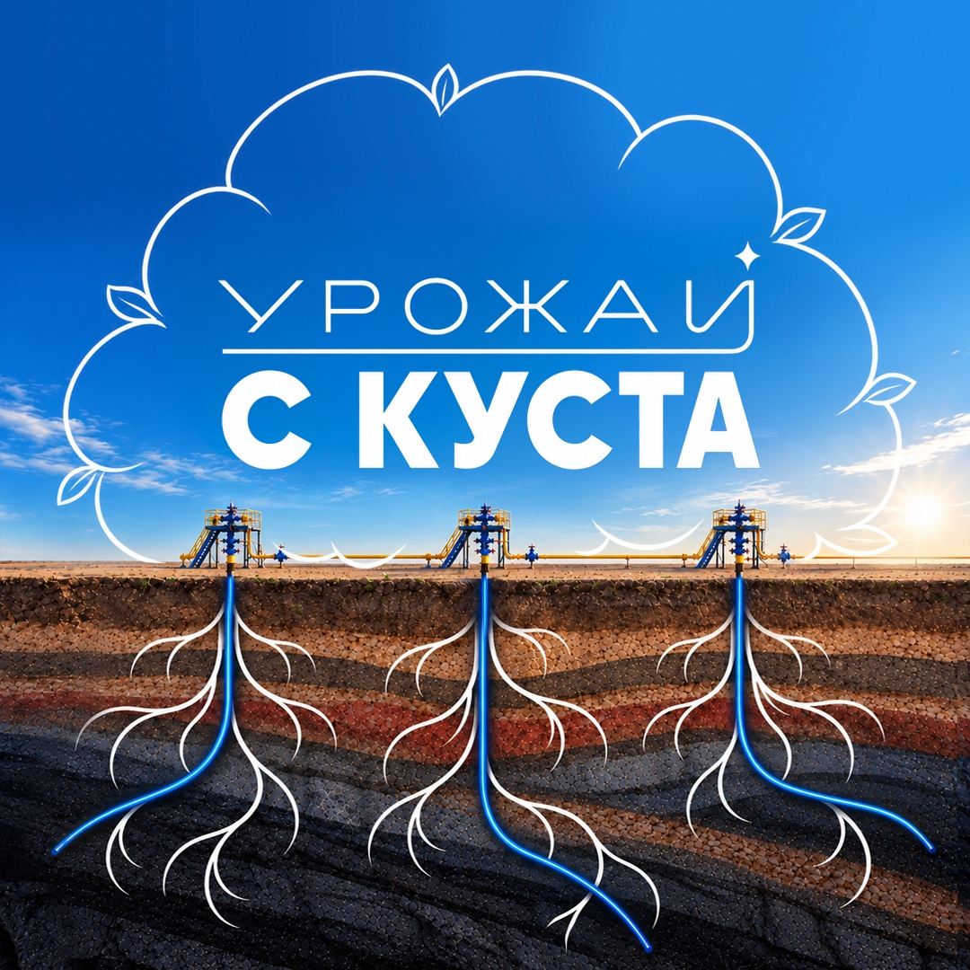 На газовых месторождениях растут кусты – кусты скважин