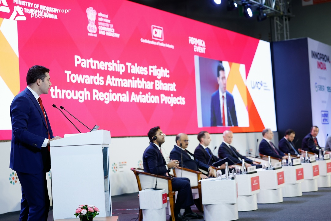 Антон Алиханов: Россия готова предложить Индии комплексные проекты в сфере региональной авиации