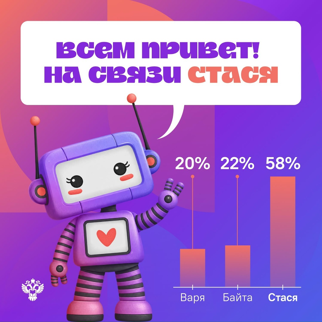 Всем привет! С вами Стася — символ Статдиктанта.