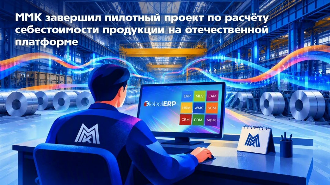 На ММК подвели итоги пилотного проекта по автоматизации формирования себестоимости продукции на российской ERP-платформе Global ERP