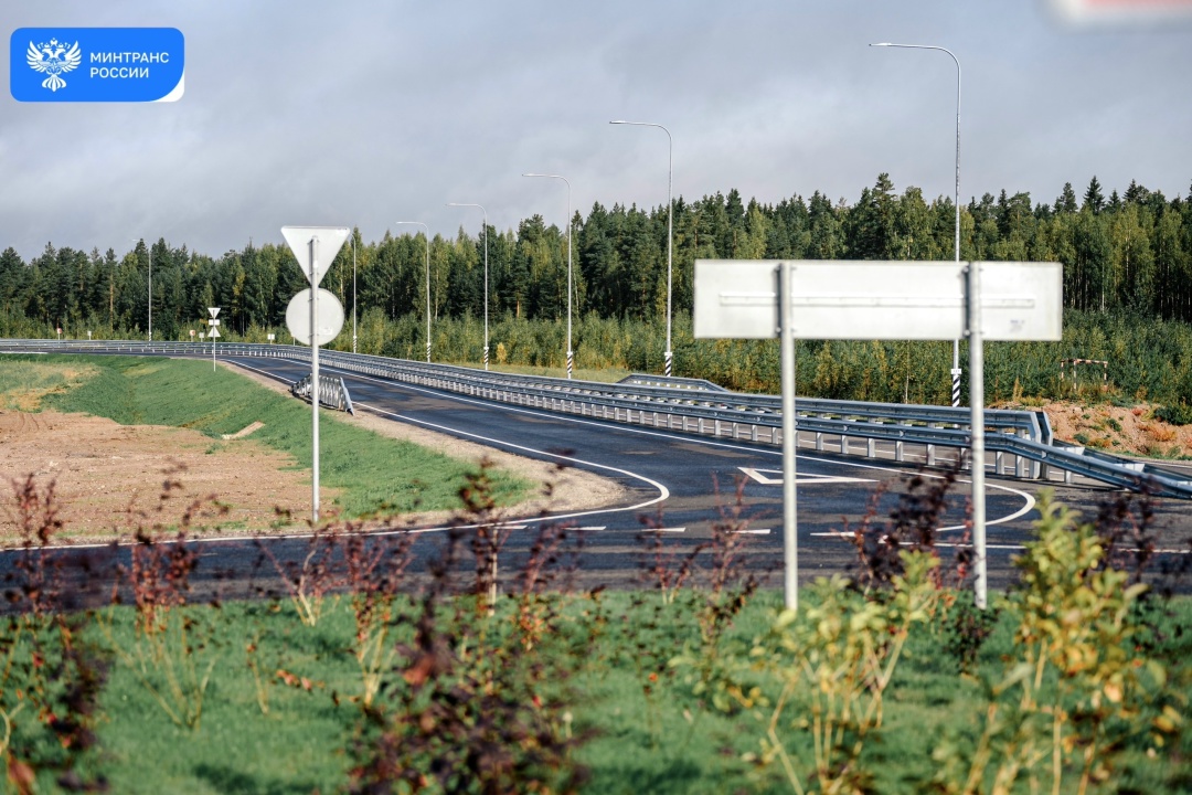В Ленинградской области открыли новую транспортную развязку на М-11 «Нева»